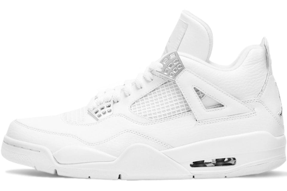 AJ4 Metallic White SS