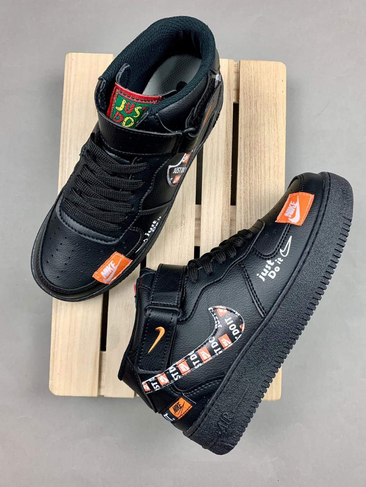 AF1 Mid Do It" Black